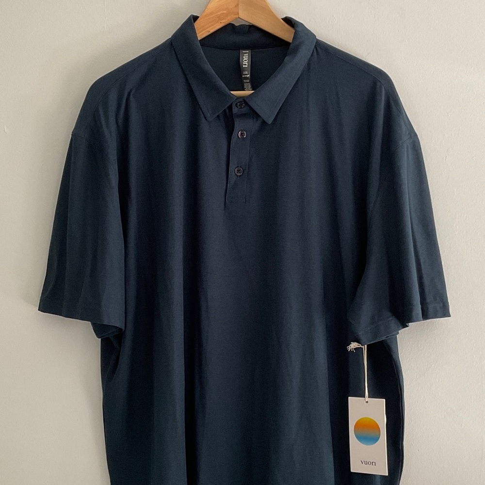 NWT VUORI mens Strato Tech Polo Shirt